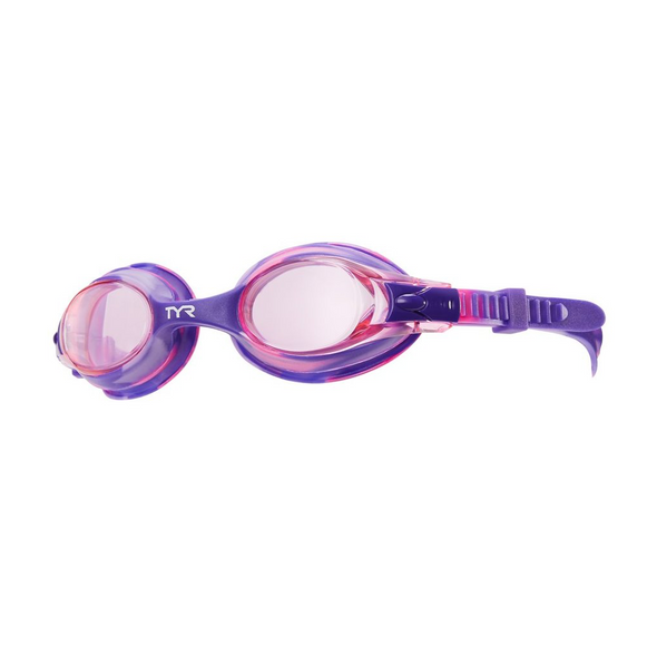 Purple Tie Dye Goggles for Swimmers