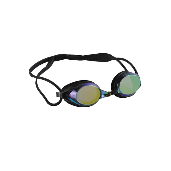 Black Swim Goggles with Wide Panoramic Lense