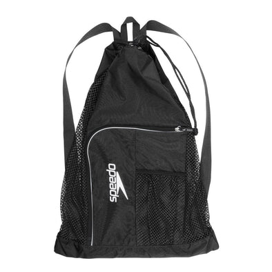 Swimmer's Black Mesh Bag