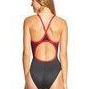 Women's Black & Red Trimmed Swimsuit