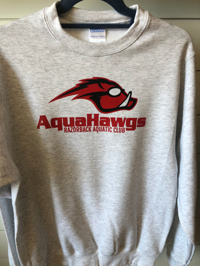 AquaHawgs Essential Crew Neck Sweatshirt - Ash