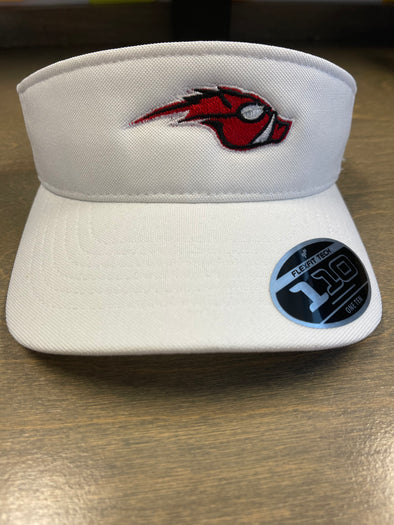 Aquahawgs Flex Fit one Ten White Visor