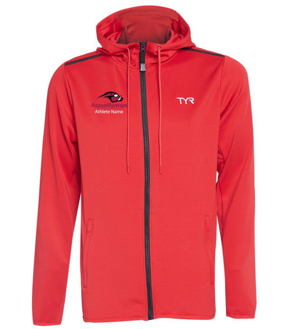 AquaHawgs Women's TYR Team Full Zip Hoodie