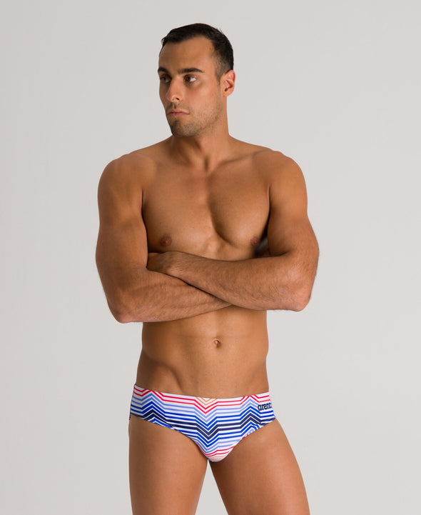 Men's Multi Color Stripes Brief