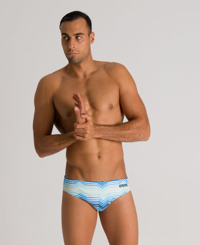 Men's Multi Color Stripes Brief