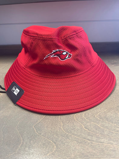AquaHawgs New Era Scarlet Bucket Hat