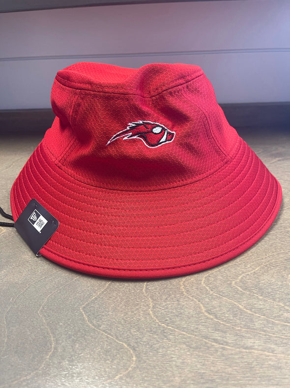 Aquahawgs New Era Scarlet Bucket Hat